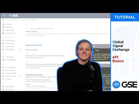 GSE tutorial: API basics