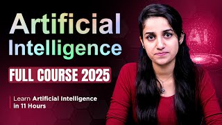 Artificial Intelligence Full Course (2025) | AI Course For Beginners | Intellipaat