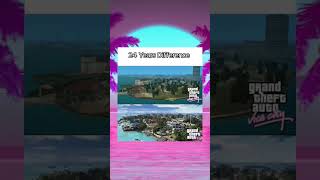 Gta VC and Gta 6 Map comparison 💀😅 #memes