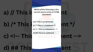 ✅ HTML Attributes & Best Practices MCQ Quiz #exam #codingforbeginners#htmlbasics #htmlcoding