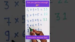 Math puzzle #shorts #shortsmaths #shortsvideo #shortsfeed #viral #shortsmathematics #trending