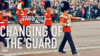 Changing of the guard: Changing of the guard Buckingham palace, changing the guard, London, 2023, 4k