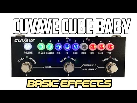 Cuvave Cube Baby | Cleantone | Delay |  High Gain | No Talk Testing
