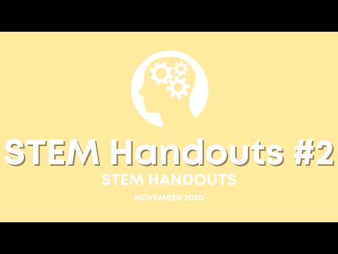 STEM Handouts #2 | November 2020 | STEM Handouts