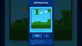 Flappy Bird in html@Fimtty                 #html #coding #flappybird #programming #compiler #gaming