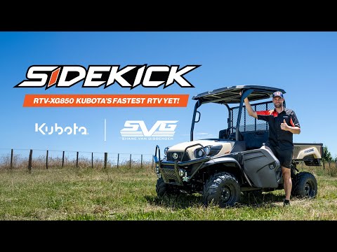 We gave Shane Van Gisbergen the keys to Kubota's fastest RTV | RTV-XG850 Sidekick.