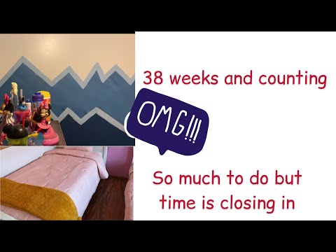 Pregnancy Vlog | Final prep for baby| room transformation | week 38.