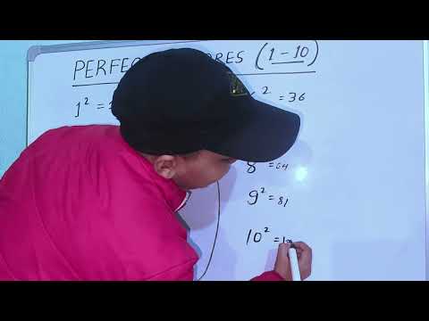 perfect square (1-10)by Laddu सर #education #teache #teaching #viralvideo #square #2025goals