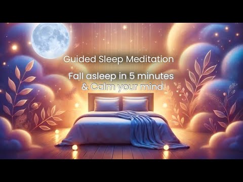 Fall Asleep Fast: 5-Minute Guided Meditation for Anxiety Relief 💤✨#peace #meditation #anxietyrelief