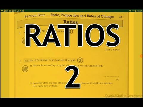 Ratios 2 - GCSE Revision - Quick Maths Academy - Proportion