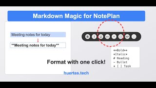 Markdown Magic: A PopClip Extension for NotePlan