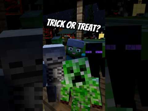 What's Lurking in Mineburg this Halloween? (Minecraft Animation)