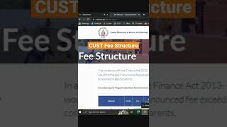 CUST Fee Structure and Scholarships | Capital University | Cust Admission || Abdullah Tariq