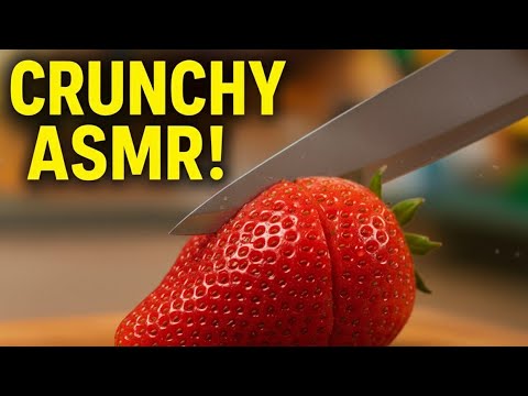 Strawberry Cutting in ASMR Satisfying 