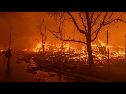 L.A FIRE JUST TOOK A DIFFERENT TURN. THE WORST FIRE OF ALL CALI TIME #updates #CNN ##viralvideo