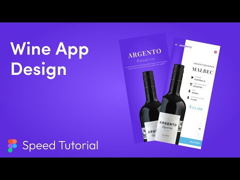 wine app design