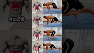 4 Quick Abs Exercises to Burn Belly Fat"💪🔥#shorts #abworkout