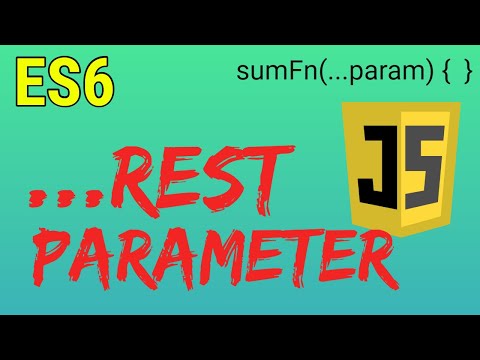Rest parameter of es6
