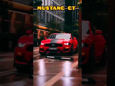 Mustang gt in red color #shorts #car #mustang #ford