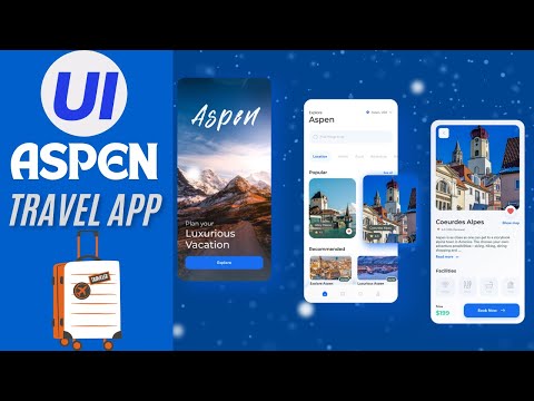 Aspen Travels App - UI - React Native - Speed Code - UI Design by Nickelfox Design
