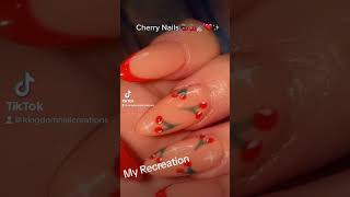 Cherry Nails 2023 #nailart  #summernails #instagramnails  #rednails #cherrynails