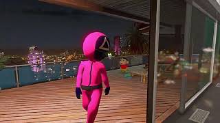 Shin chan & Franklin Playing SQUID GAME  in GTA 5 in Telugu | Red Light & Green Light