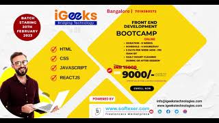 i Geeks Front End Bootcamp