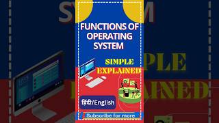 Functions of Operating System 🌐 #ytshorts #shorts