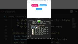 🖱️ Buttons with Cool Hover Effects | HTML + CSS #webdevelopment #coding #htmlcss #shorts