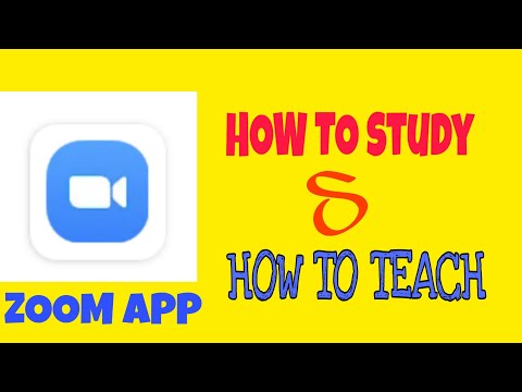 How to Study and Teach using ZOOM APP PC and MOBILE