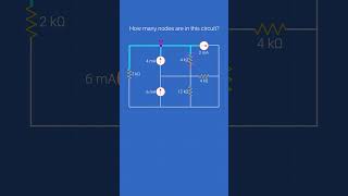 Easy Way to Find Nodes in a Circuit #circuit #electricalengineering #circuitanalysis #nodes
