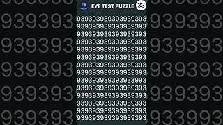 Only 1% Can Spot the Odd Number! 🤯 | Eye Test Challenge #braintech #dailymotivation