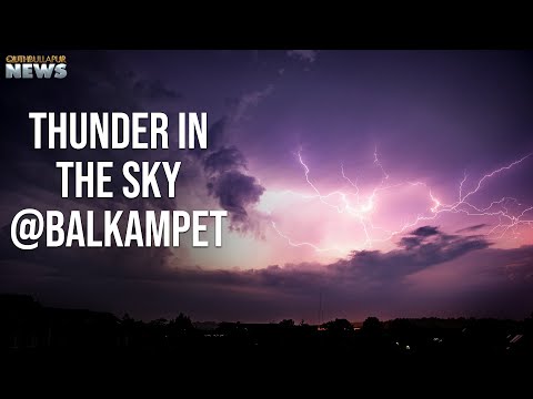 Thunder in the sky @Balkampet || Hyderabad