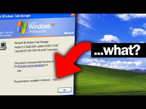 XP Runs on HOW little RAM?