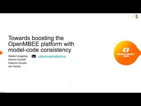 Towards boosting the OpenMBEE platform with model-code consistency