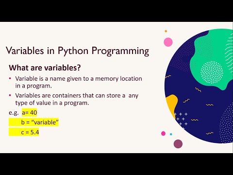 Python Programming Variables || lecture_03 || #programming #python #variablesinpython #2023