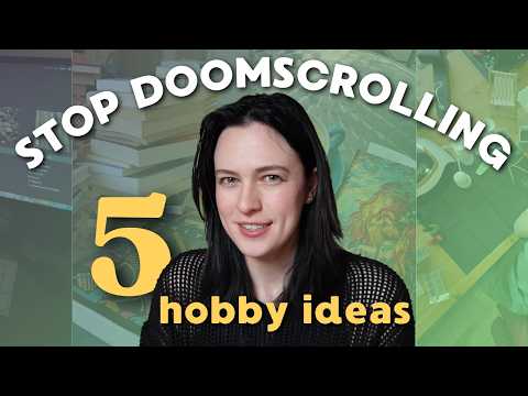 Try these anti-brainrot hobbies! (activities to stop doom scrolling)