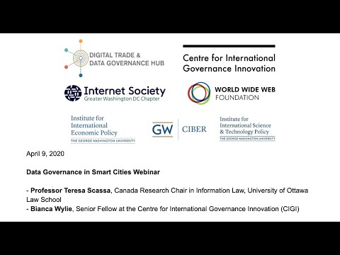 DataGovHub webinar: Data Governance in Smart Cities
