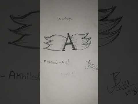 A wings Drawing