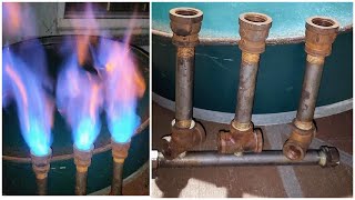 DIY pizza oven burner | diy burner | propane gas burner | how to make jet burner | home made burner