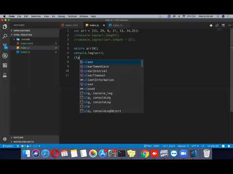 Javascript arrays and its methods