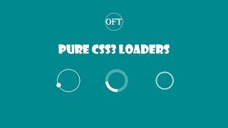 Pure css3 loaders - Online Front-end Tricks