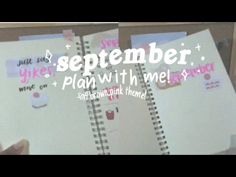 September plan with me!💫🥀