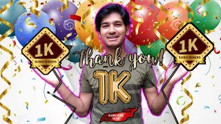 1000 Subscriber Complete On YouTube 🔥🔥 Channel#technicalprokd #Thankyousomuchfriend🎊🎊🎈🎈🔥🔥