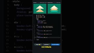 CSS Battle #34 - Christmas Tree #cssbattle #codingshorts #shorts #coding #learn #css