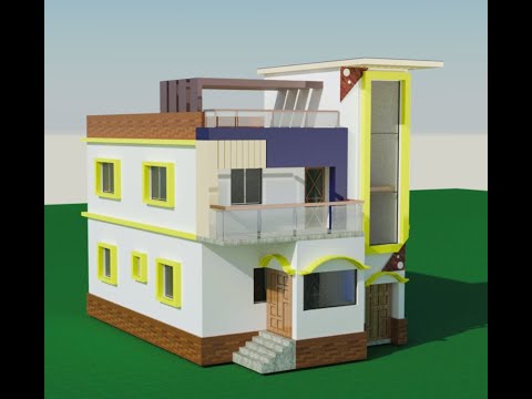 DREAM HOUSE DESIGN IN 2D TO 3D CONVERTION(2025)|PART-5|FULL VIDEO STEP BY STEP|BY NANDINI CHATTERJEE