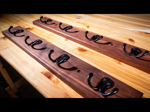 Making a Coat Rack with Black Walnut