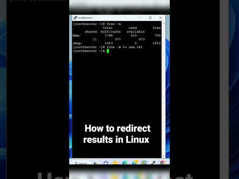 How redirect results in Linux #bengali #rhce #rhcsa #tricks