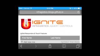 jQuery/HTML5 Touch Features in IgniteUI