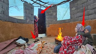 “Refuge in a Half-Finished Hut; Farideh Caught Between Fear and Family Crisis”
